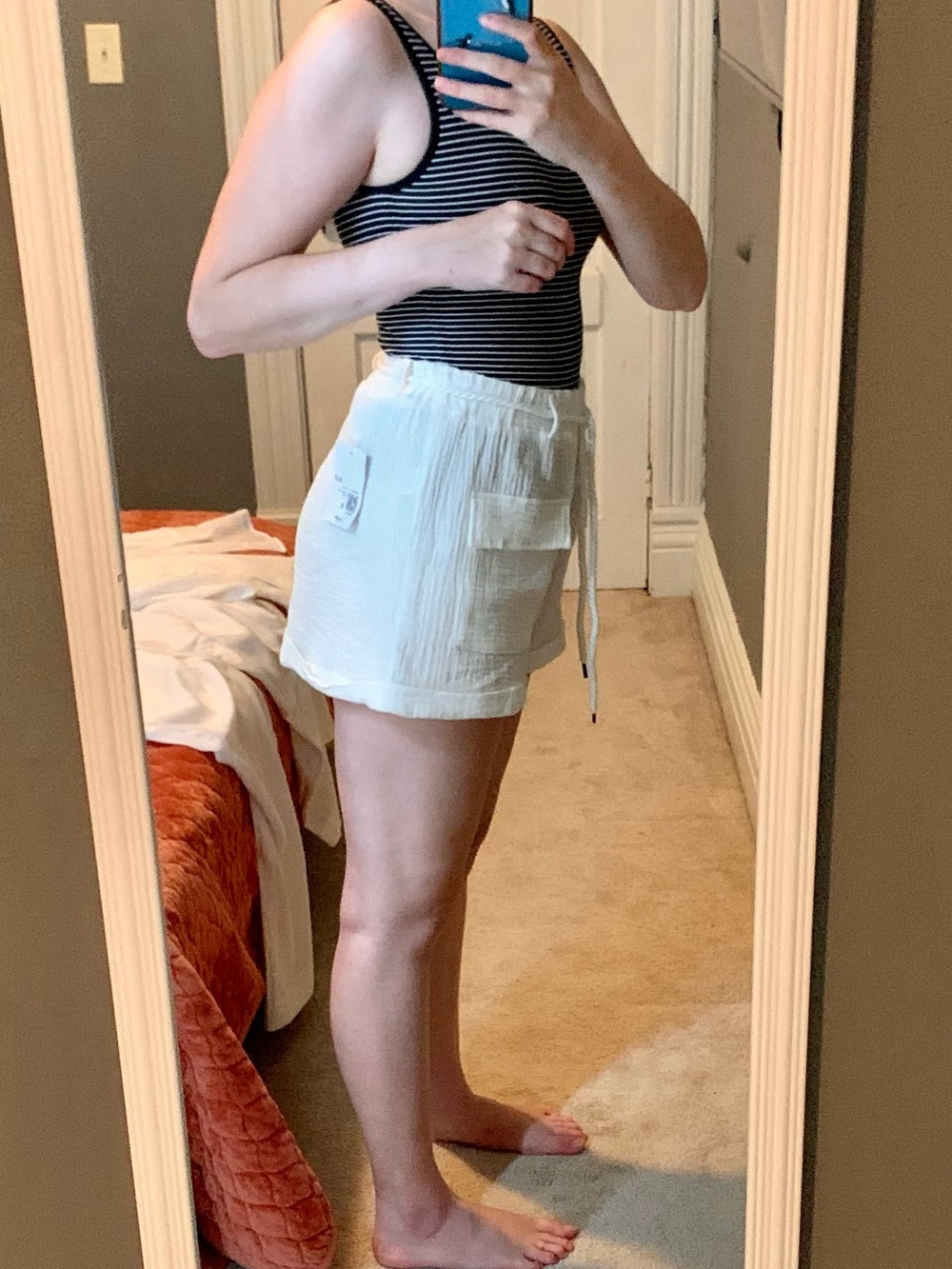 Forever 21 linen-like gauze beach shorts - Picture 2 of 5
